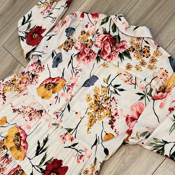 Philosophy Button Down Floral Long Sleeve Dress - Picture 10 of 11